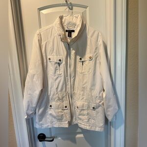 Style & Co. Utility Zip Front Jacket, XL